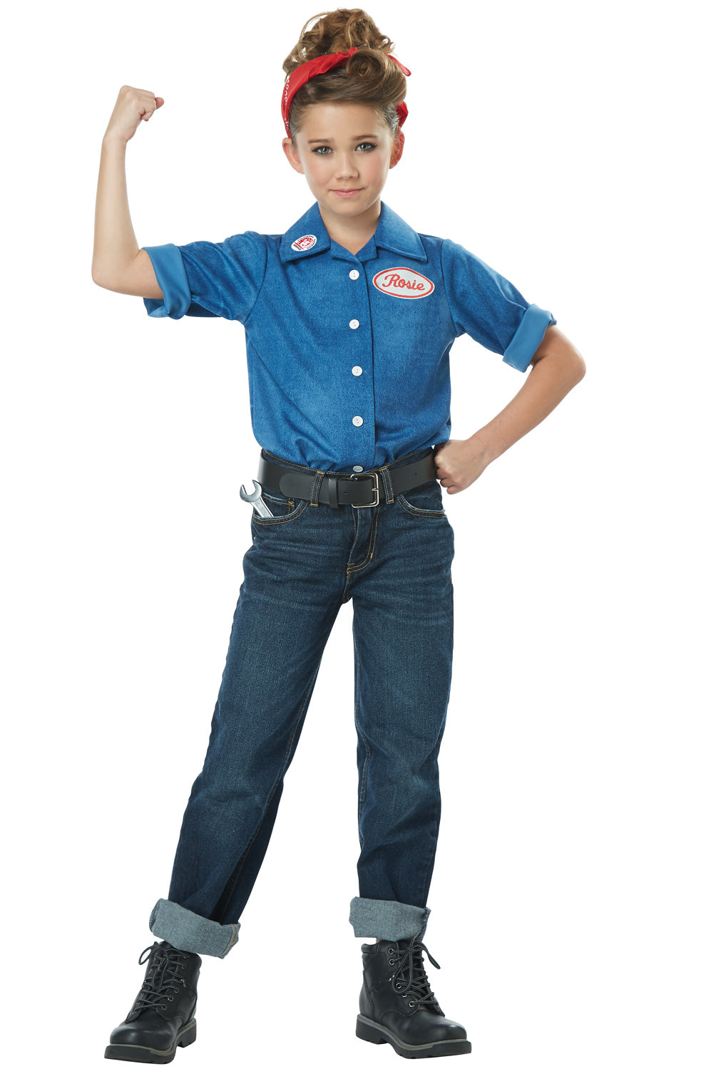 1940's Rosie the Riveter Child Costume
