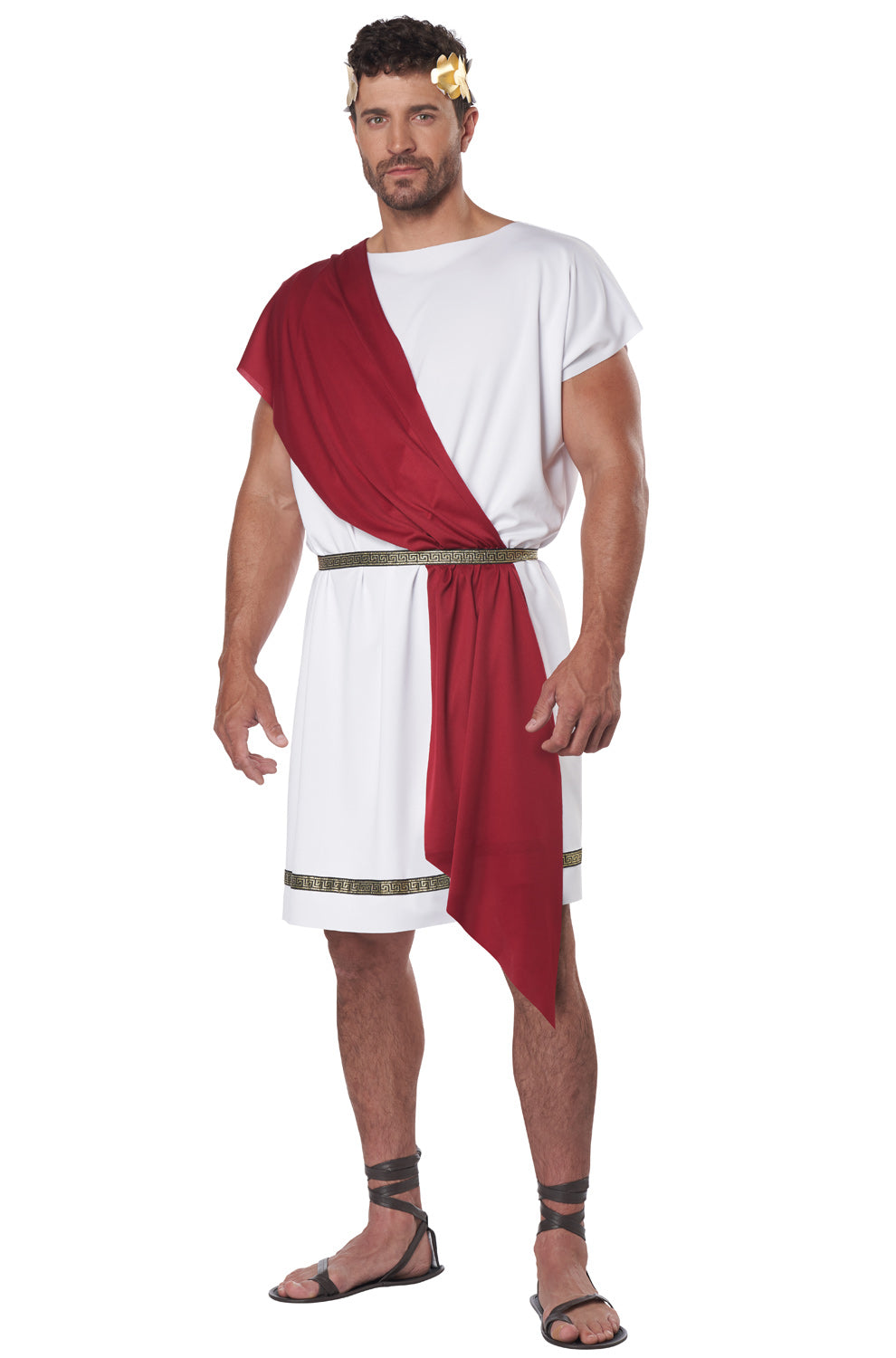 toga party dress up Greek Goddess Costume: White Dress, Head Ribbon, Toga Party Outfit