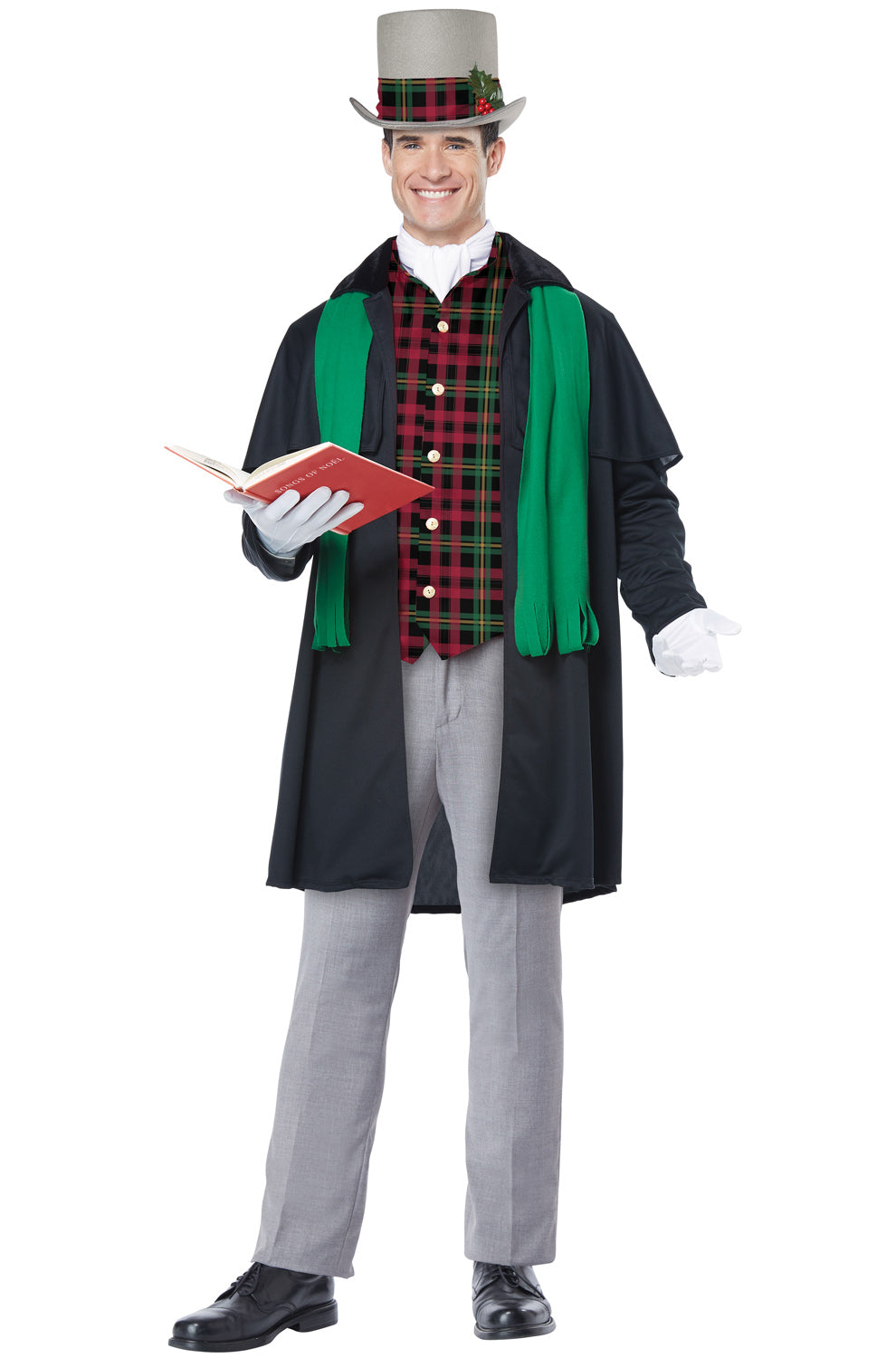 Holiday Caroler Man Adult Costume