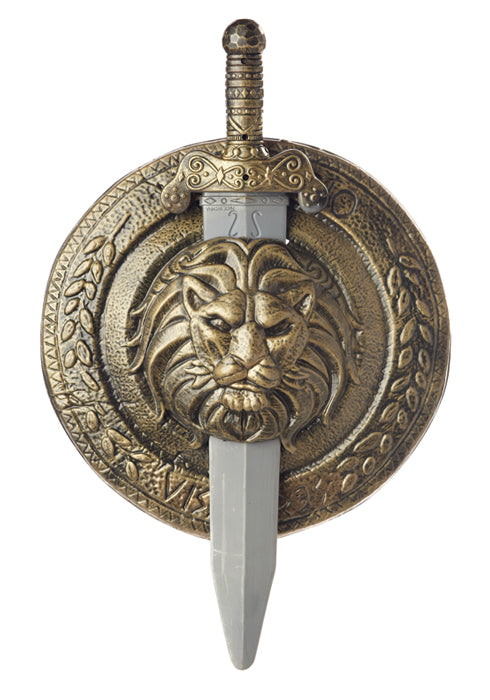 Adult Gladiator Combat Shield and Sword – Pure Costumes