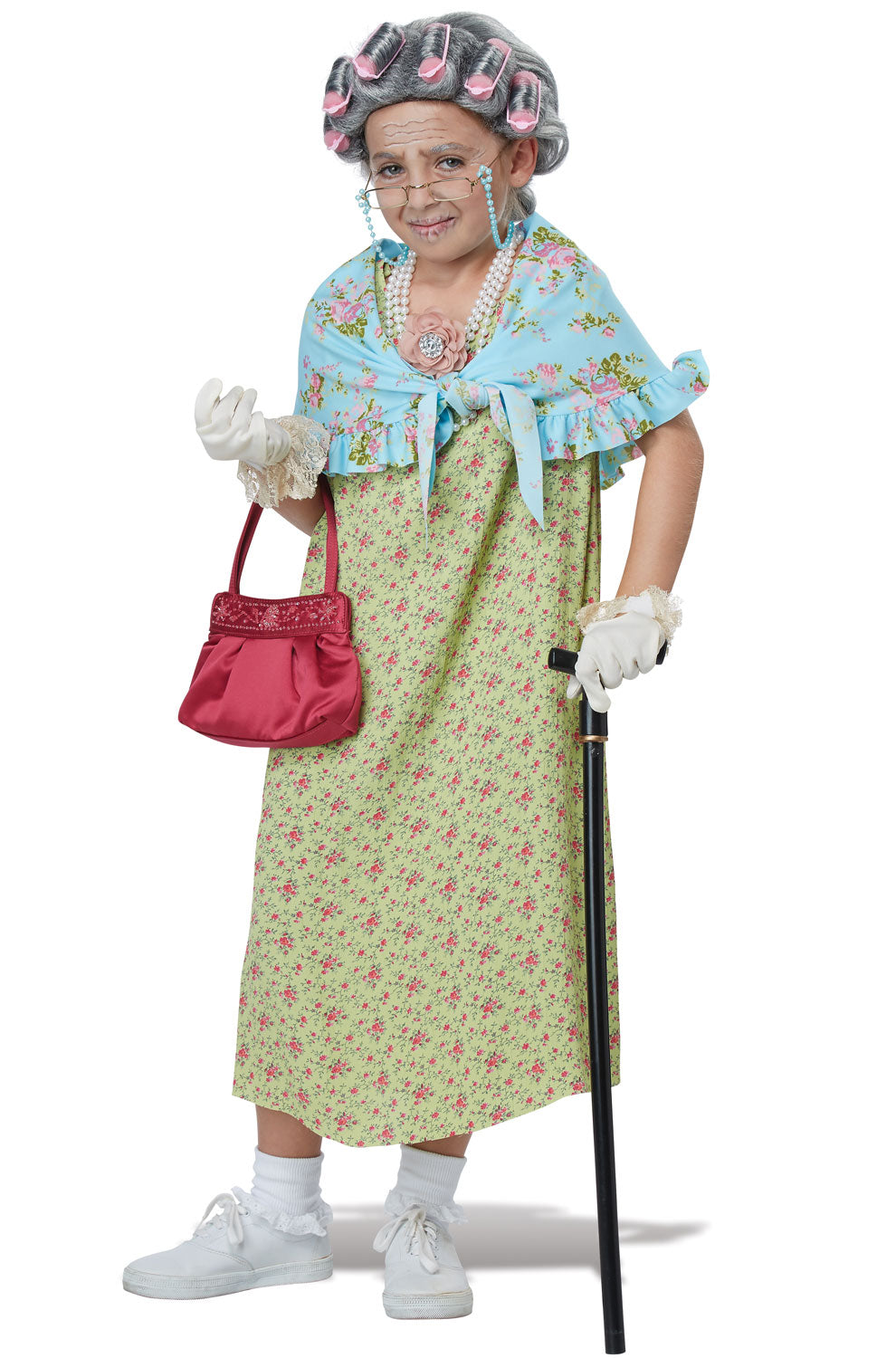 Old Lady Child Costume Kit Old Lady Child Costume Kit