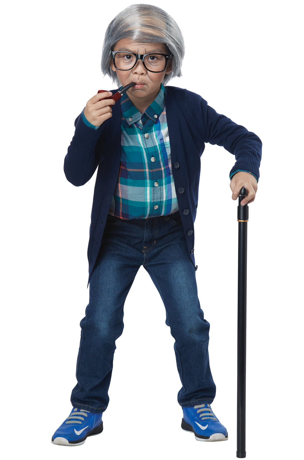 Old Man Combover Child Costume Kit