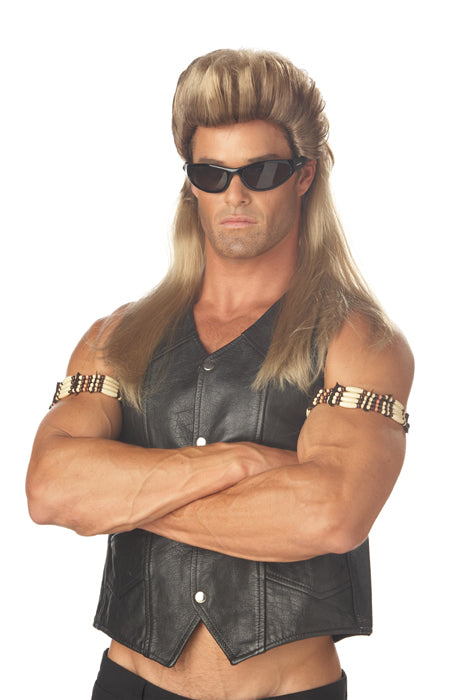 Bail Enforcer Costume Wig - Light Brown/Blonde