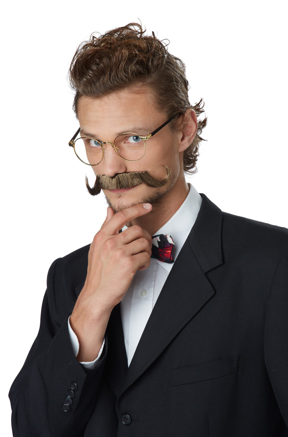 The Handlebar Moustache (Brown/Blonde)