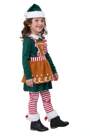 Gingerbread Elf Toddler Costume