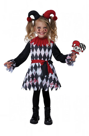 Lil' Harlequin Jester Toddler Costume