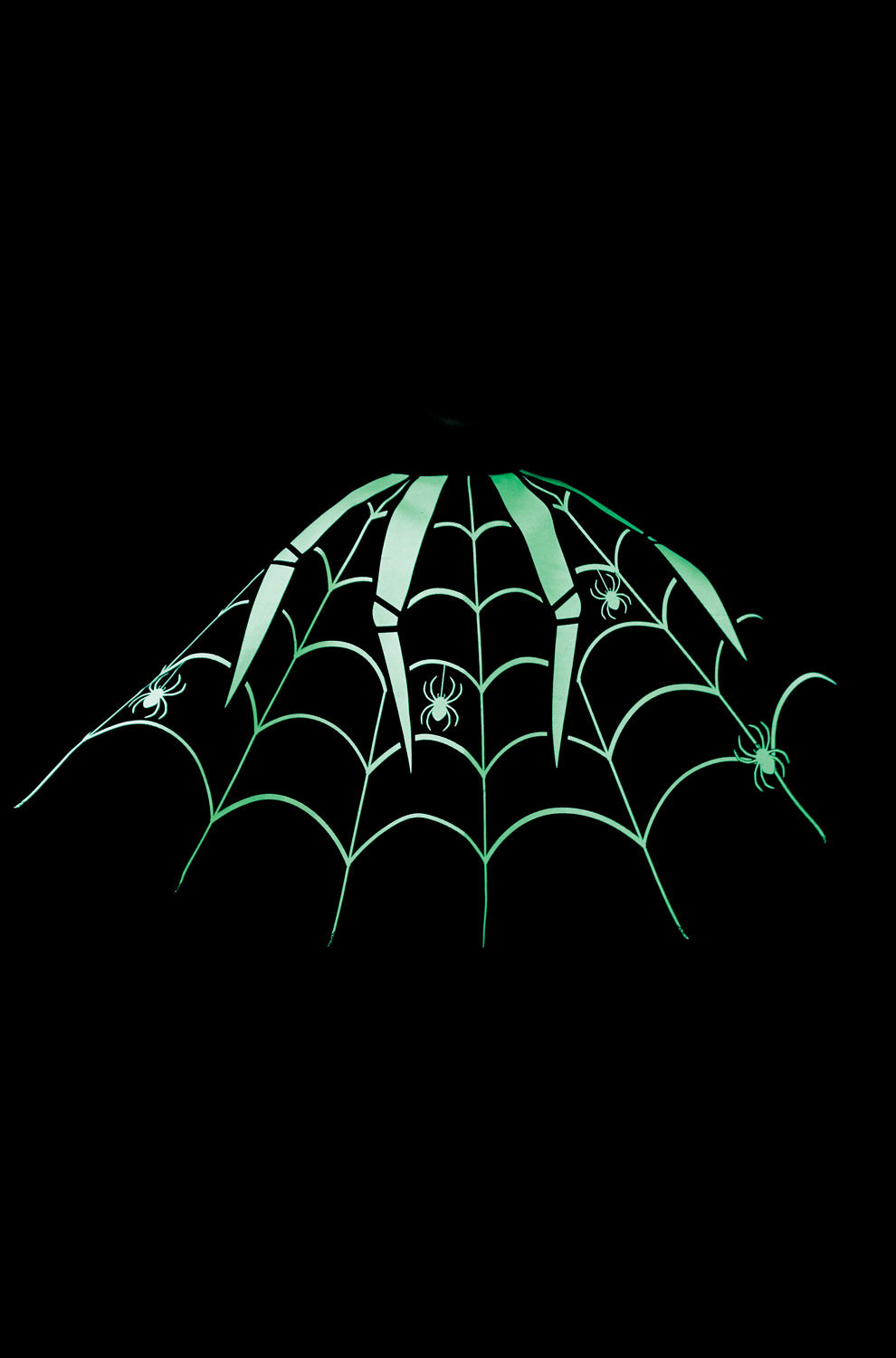 Glow in the Dark Spider Poncho Toddler Costume