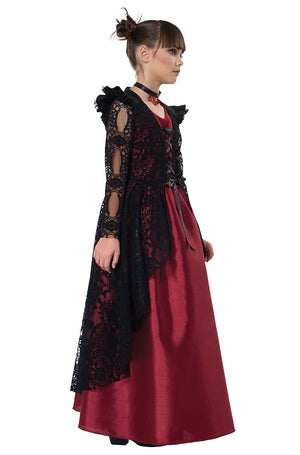 Gothic Lace Vampire Child Costume