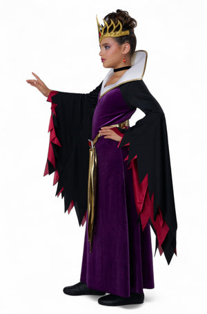 Evil Queen Cosplay Dress Child Costume