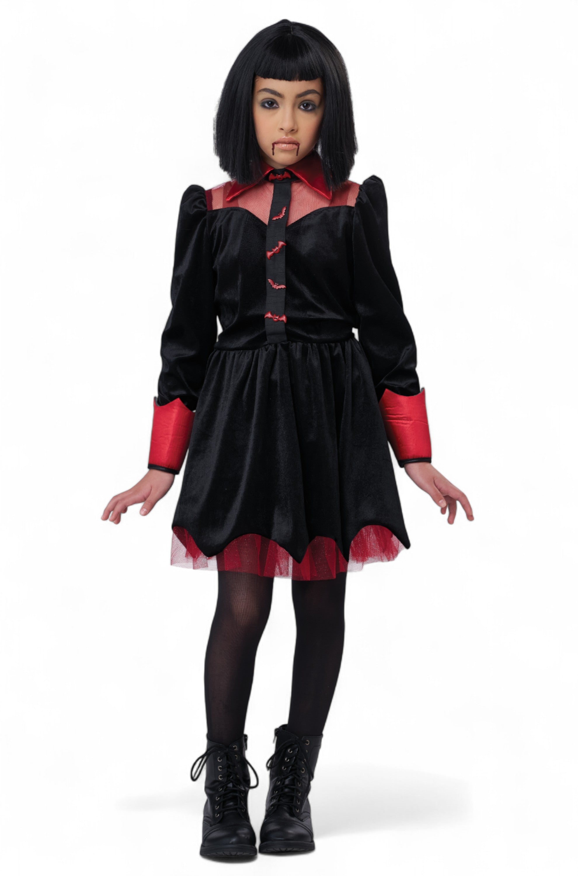 Gothic Vampiress Dress Child Costume