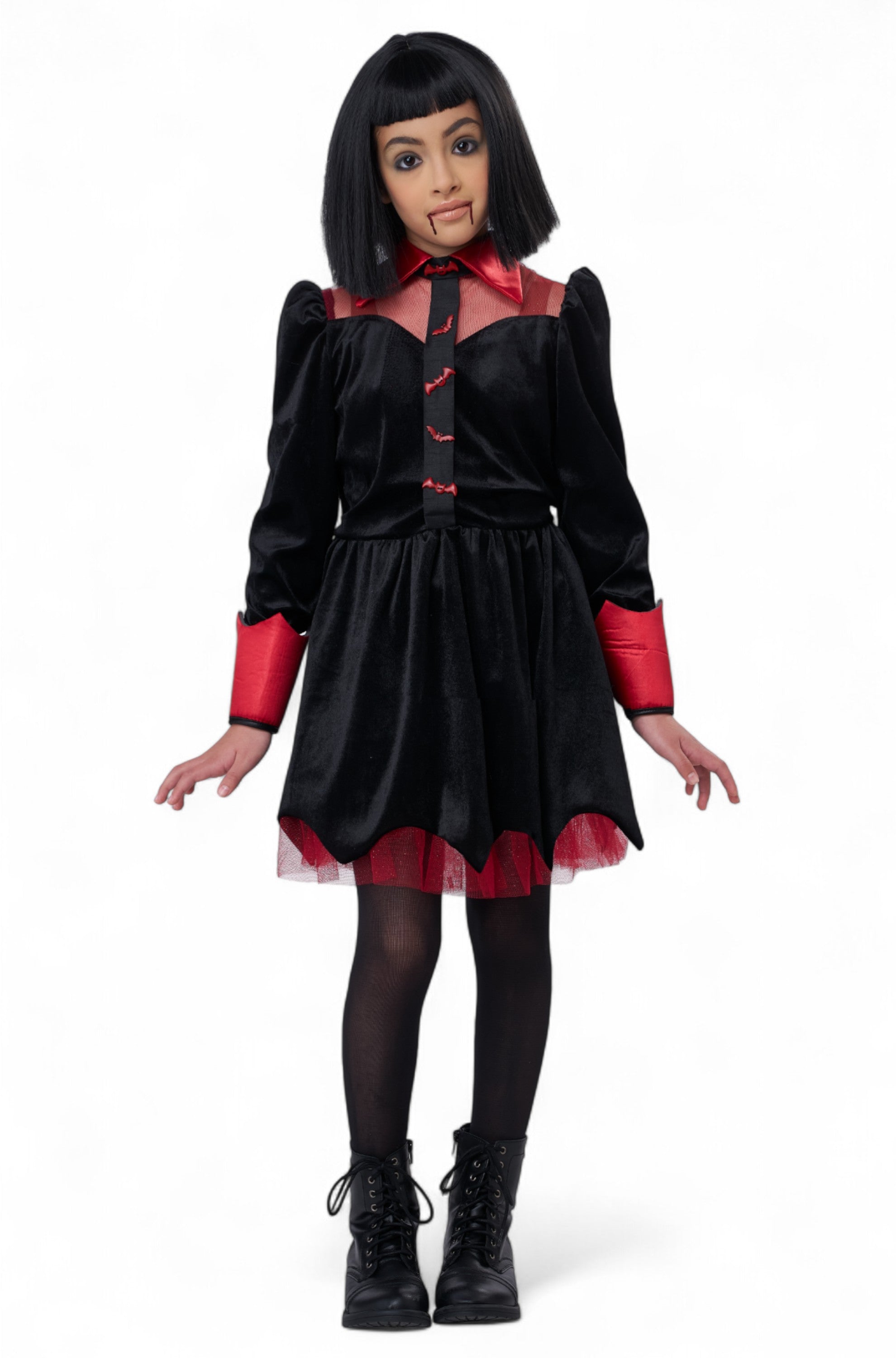 Gothic Vampiress Dress Child Costume