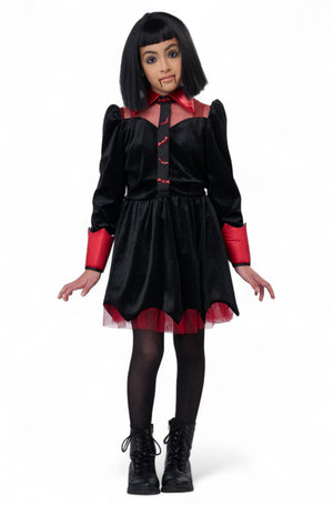 Gothic Vampiress Dress Child Costume