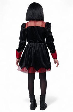Gothic Vampiress Dress Child Costume