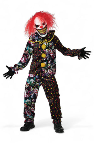 Killer Smile Clown Child Costume
