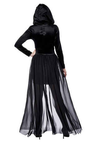 Gothic Hooded Dress Adult Costume