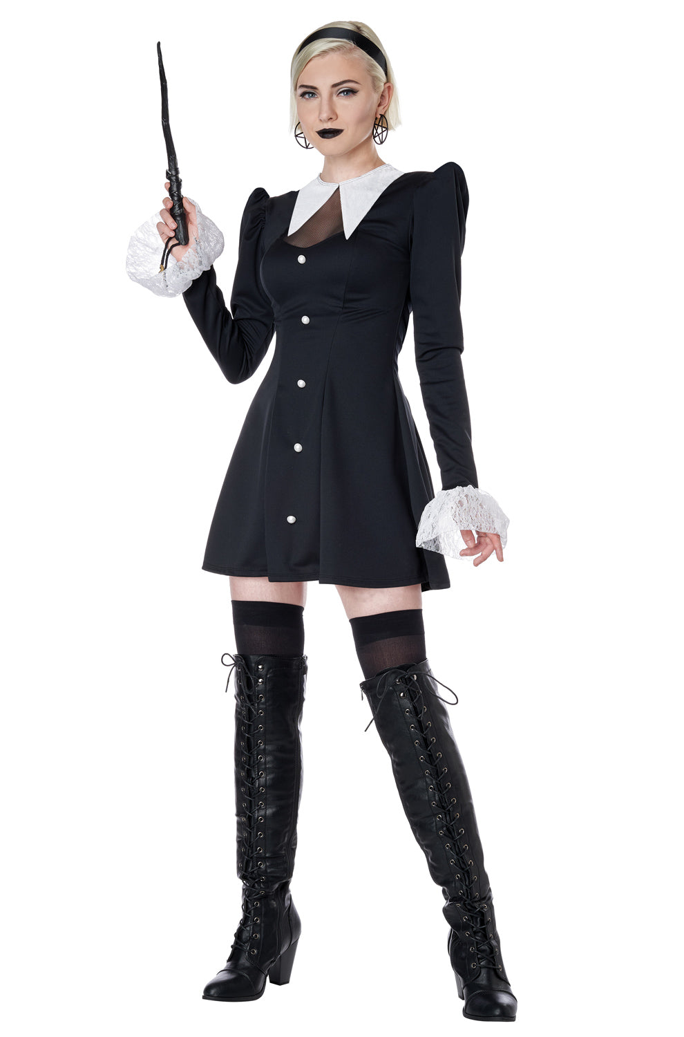 Gothic Mini Dress Adult Costume Gothic Mini Dress Adult Costume
