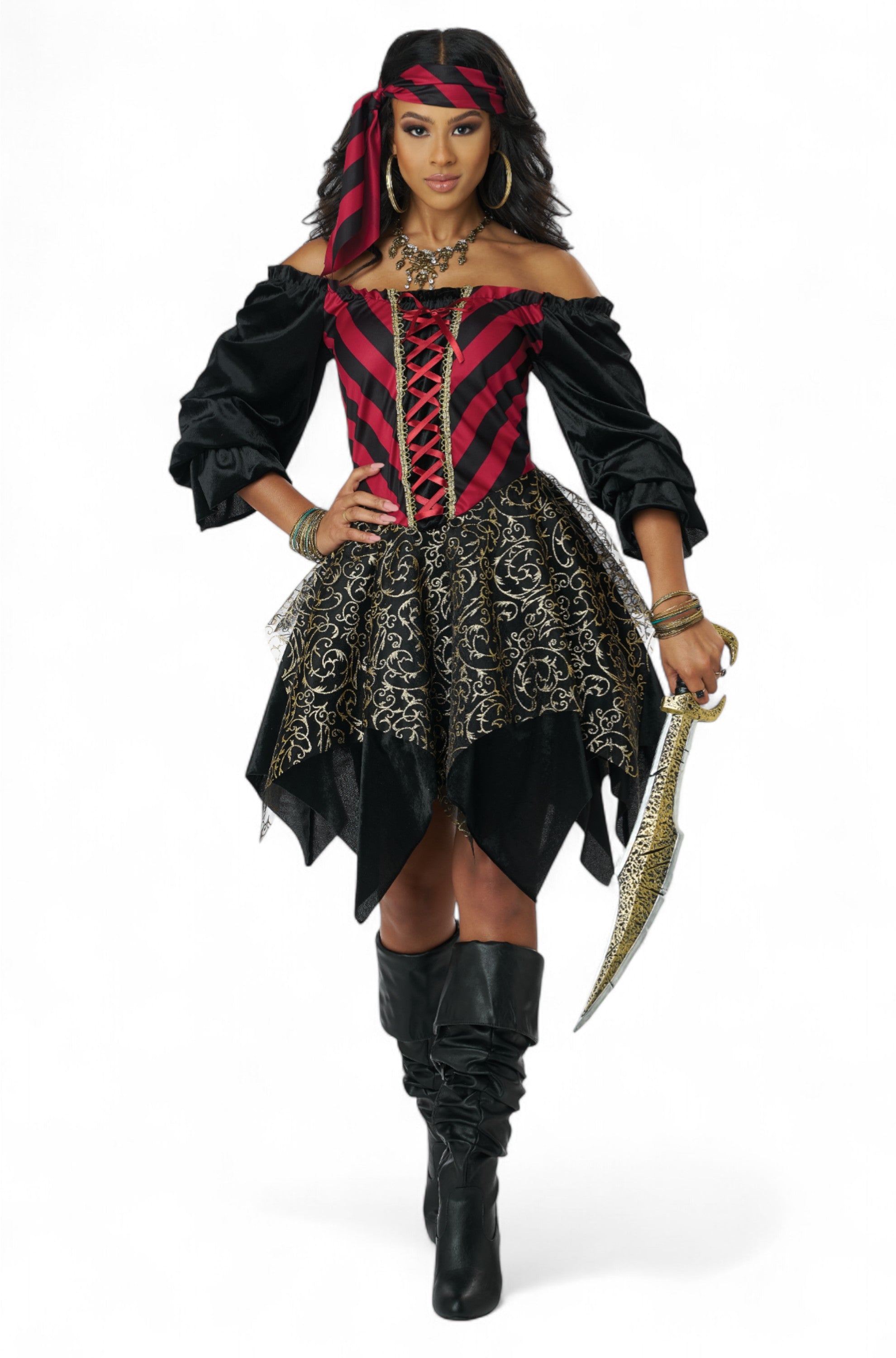 Glimmering Sea Pirate Adult Costume