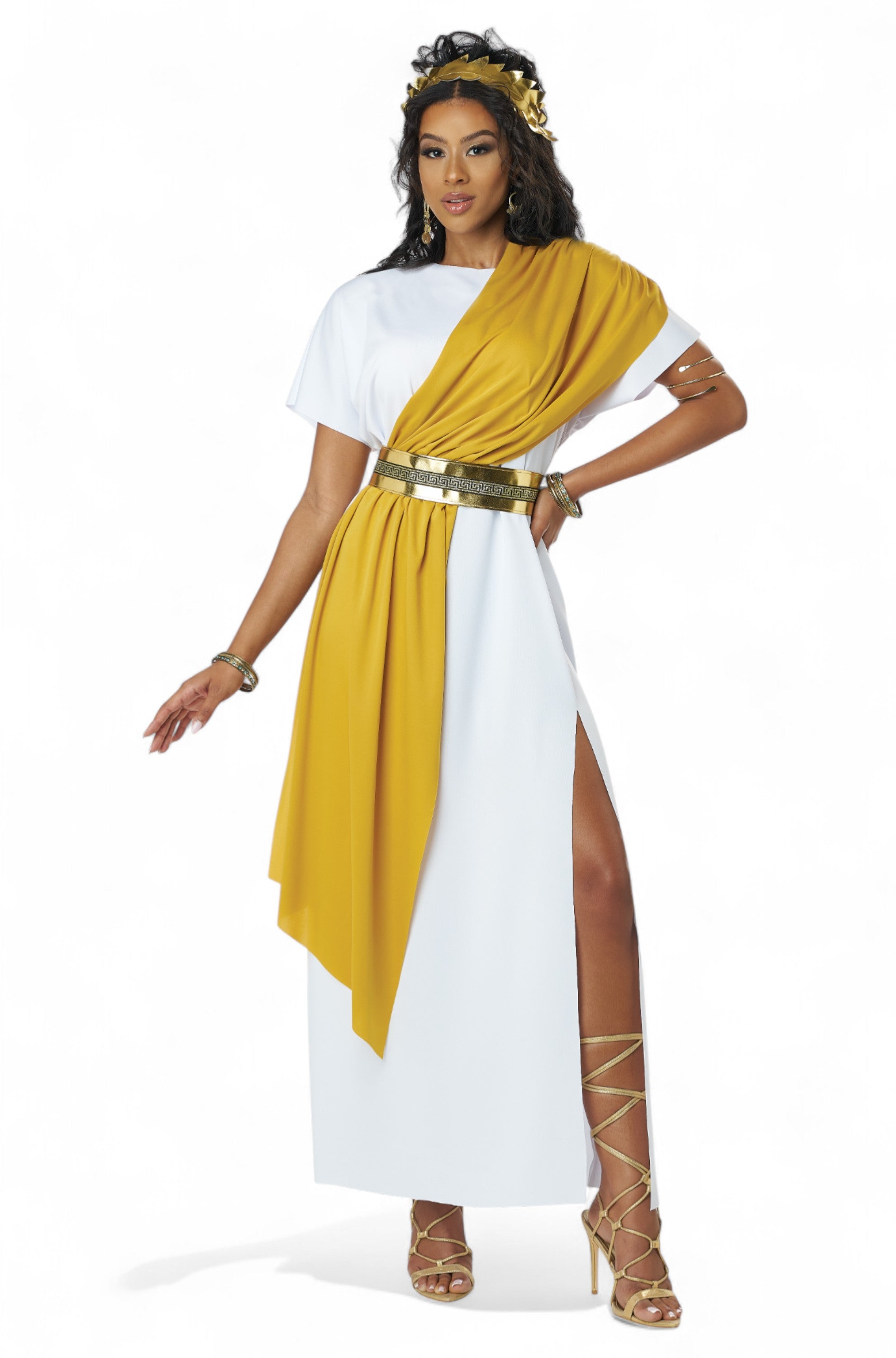 toga dress Goddess Toga Adult Costume Large