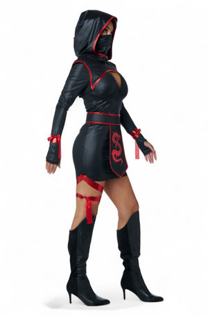 Red Fury Ninja Adult Costume