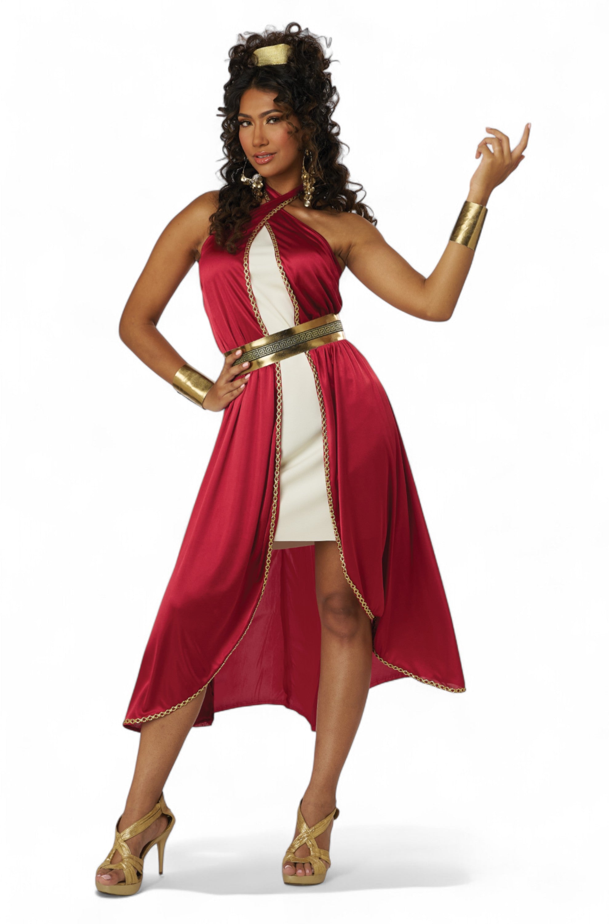 Ruby Grecian Princess Adult Costume - Large Ruby Grecian Princess Adult Costume - Large