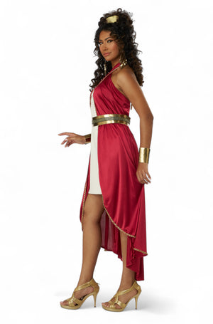 Ruby Grecian Princess Adult Costume