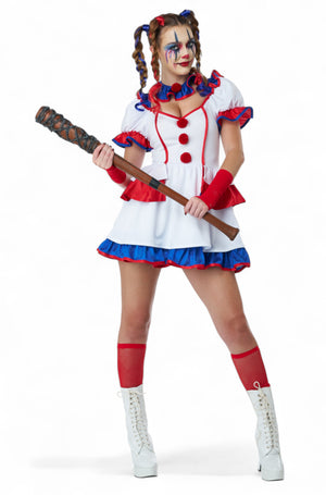Red, White & Fright Adult Costume