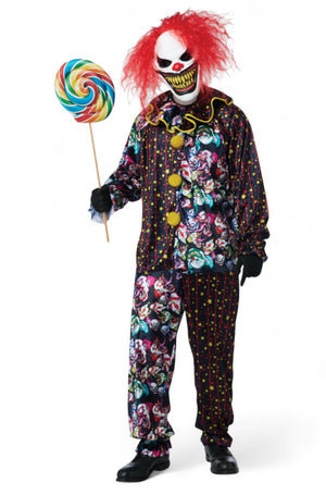 Killer Smile Clown Adult Costume