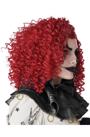 Corkscrew Clown Curls Wig (Red)