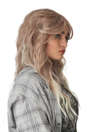 90'S Grunge Rocker Adult Wig (Blonde)