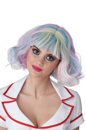 Pastel Rainbow Adult Wig