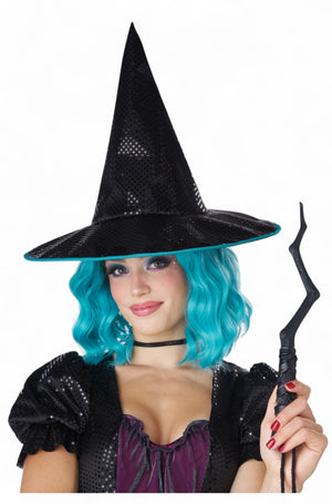 Short Wavy Bob Adult Wig (Turquoise)