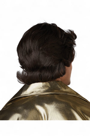 70's Feathered & Flashy Adult Wig