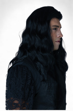 Men's Long Wavy Cosplay Adult Wig