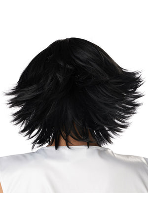Feathered Cosplay Wig (Black)