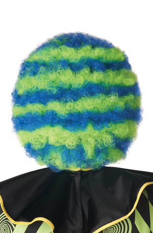 Spiral Clown Wig (Blue/Green)