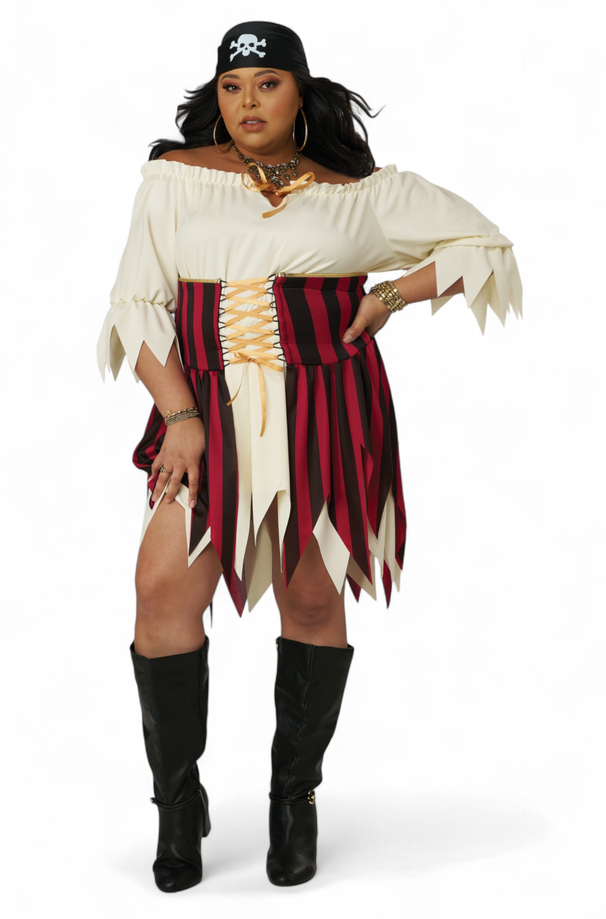 Sultry Sea Pirate Plus Size Costume