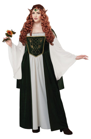 Elven Renaissance Queen Plus Size Costume