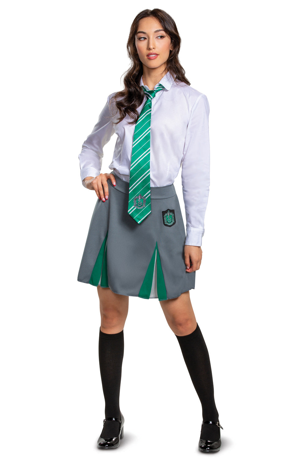 slytherin formal dress Harry Potter Slytherin Color-Block Dress