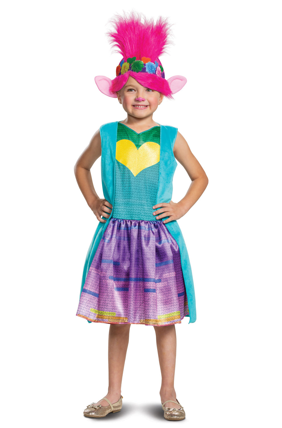 Poppy Rainbow Deluxe Child Costume