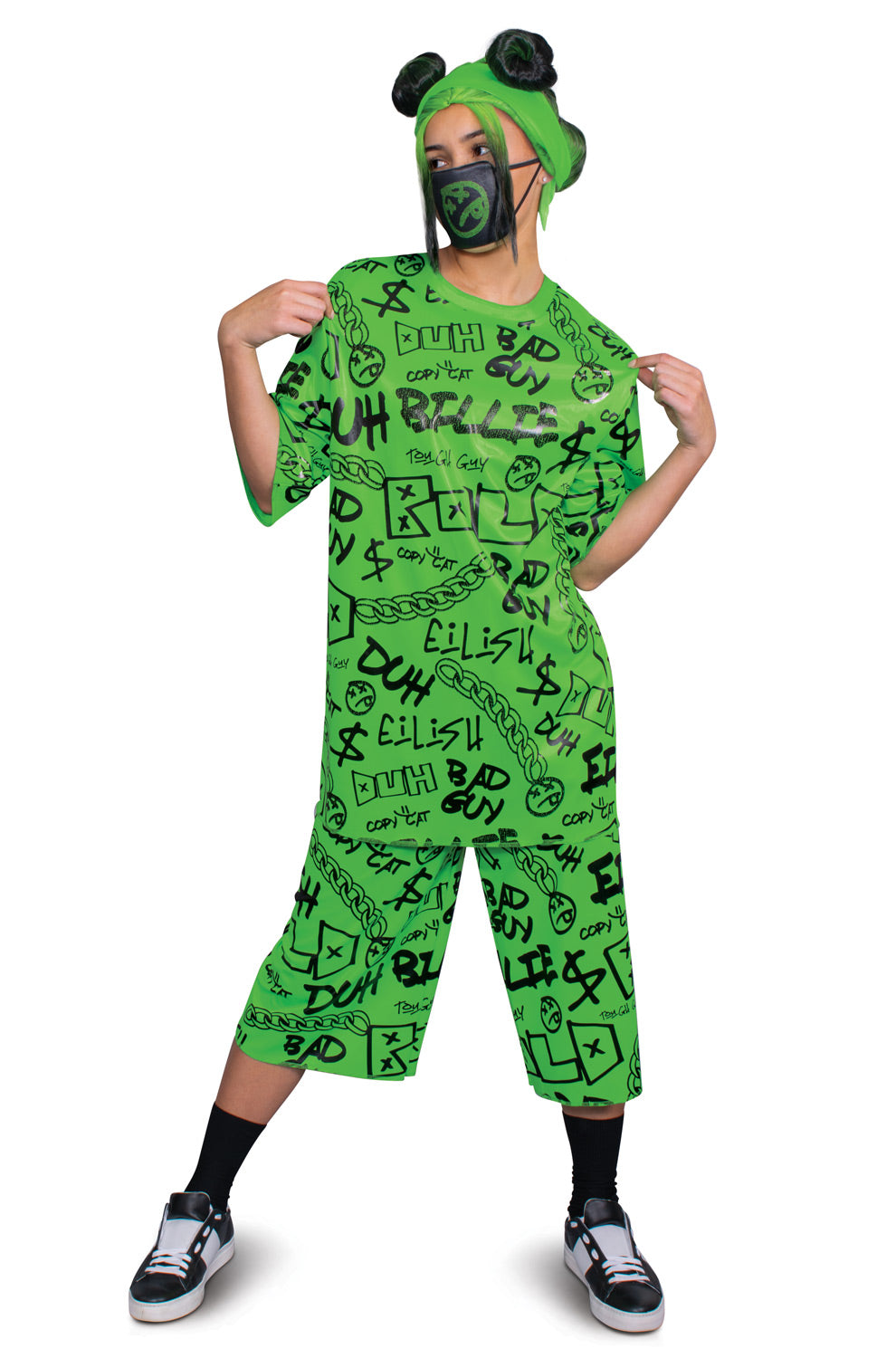 Billie Eilish Classic Green Junior Costume
