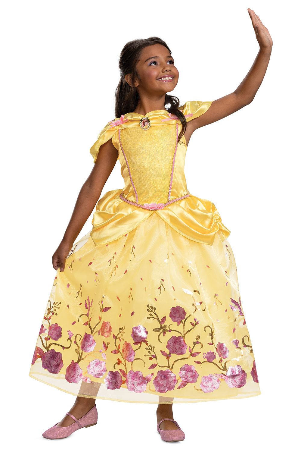 belle yellow dress beauty and the beast Belle Deluxe Child Costume