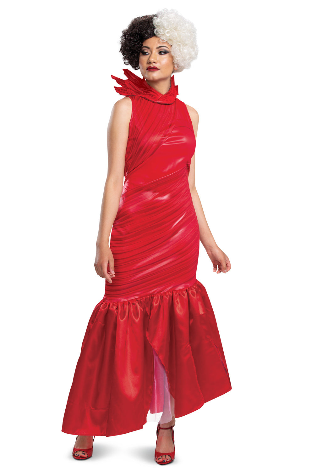 cruella red dress Cruella Adult Red Dress Classic Costume