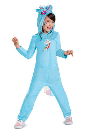 Rainbow Dash Hooded Jumpsuit Child Costume