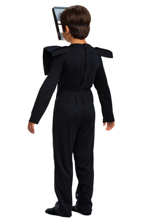 Netherite Armor Jumpsuit Classic Child Costume