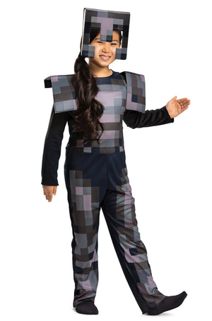Netherite Armor Jumpsuit Classic Child Costume