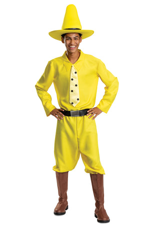 Person In The Yellow Hat Adult Costume