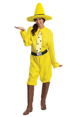 Person In The Yellow Hat Adult Costume