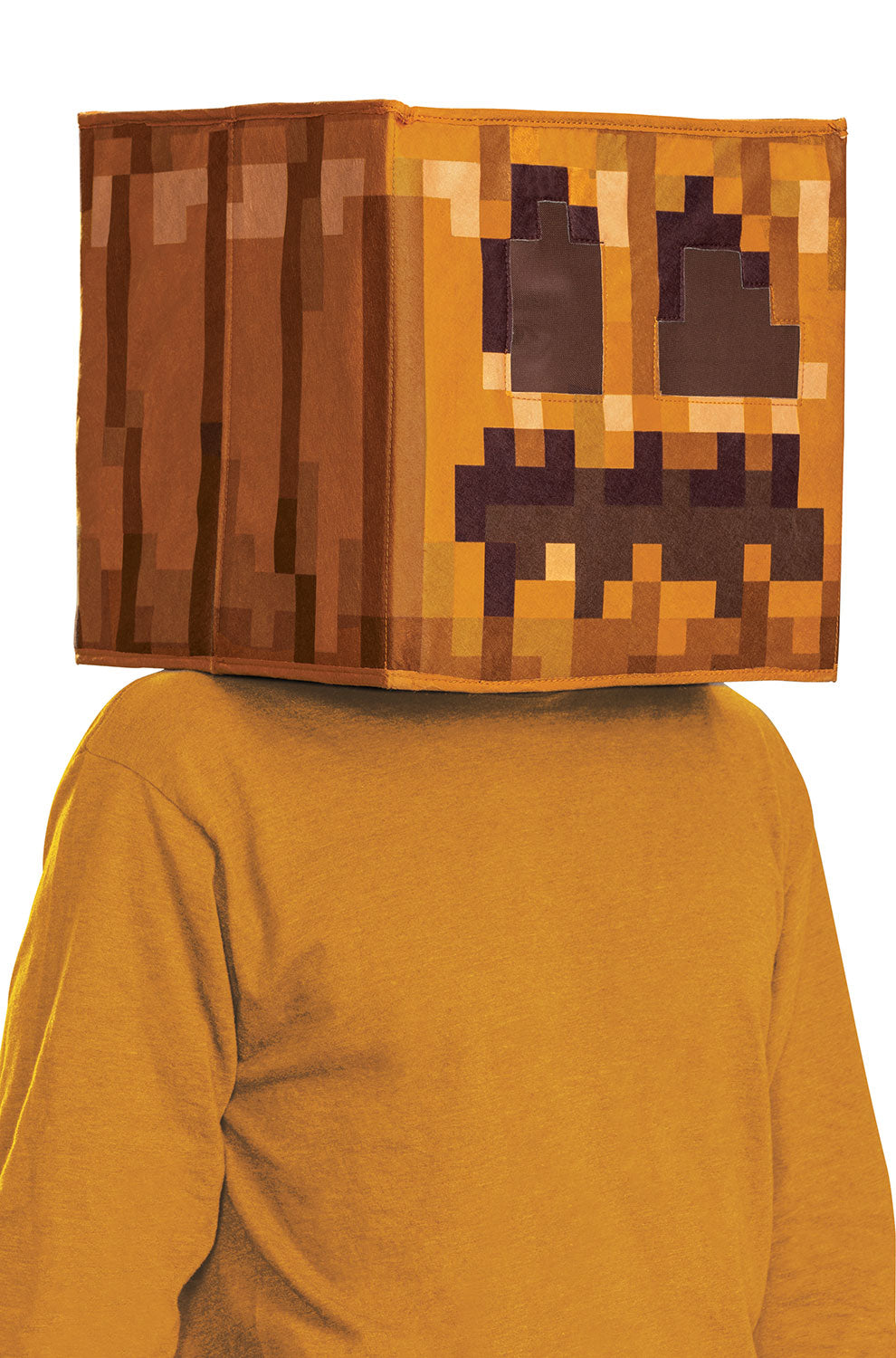 Jack O'Lantern Block Head Mask