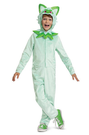 Sprigatito Hooded Jumpsuit Classic Child Costume