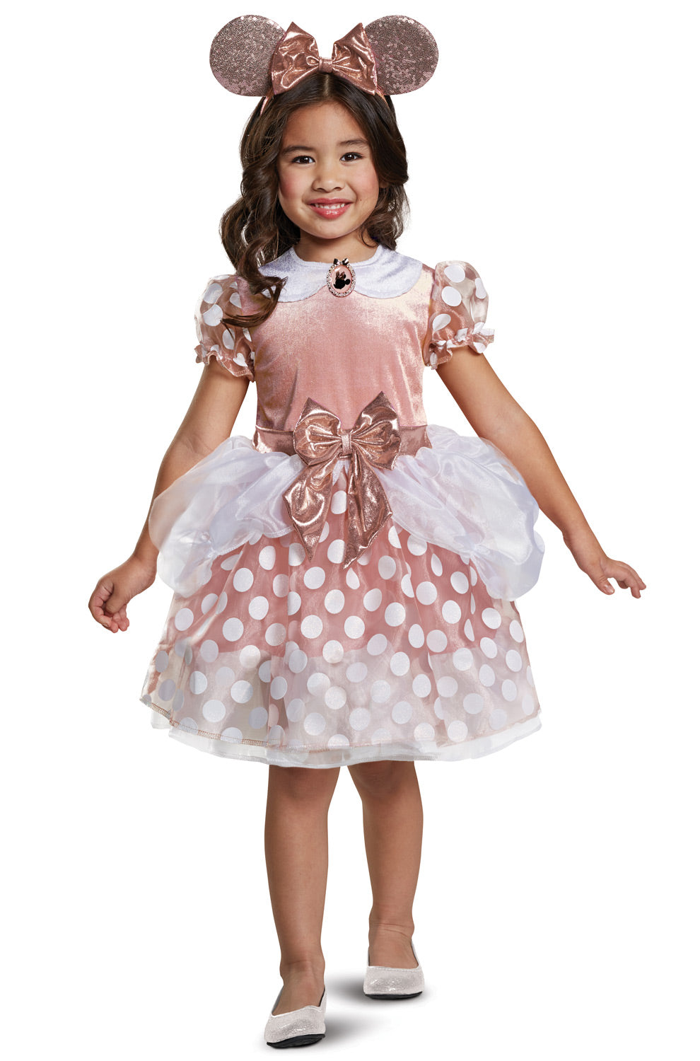 Rose Gold Minnie Classic Toddler Costume